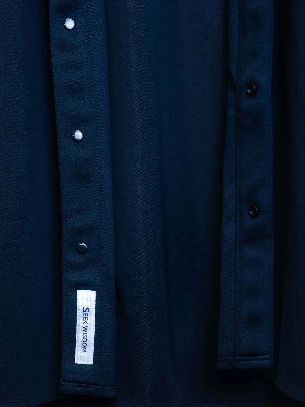 1.0 Collarless Future Short Sleeve - Navy Blue