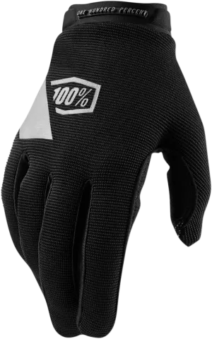 100% Women's Ridecamp Gloves - Black/Charcoal - Medium 10013-00002