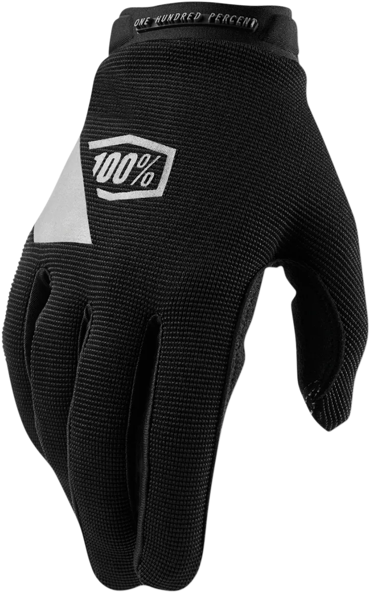 100% Women's Ridecamp Gloves - Black/Charcoal - Medium 10013-00002