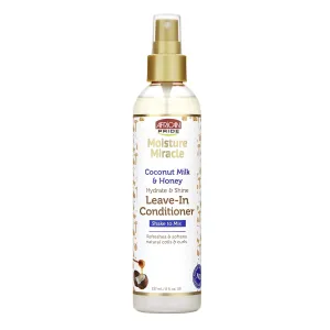 AFRICAN PRIDE MOISTURE MIRACLE COCONUT MILK & HONEY LEAVE-IN CONDITIONER