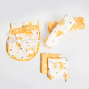 Baby Giraffe Muslin Essentials - Set Of 6
