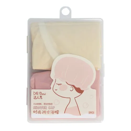 Bathroom Shower Cap 2pcs