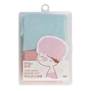 Bathroom Shower Cap 2pcs