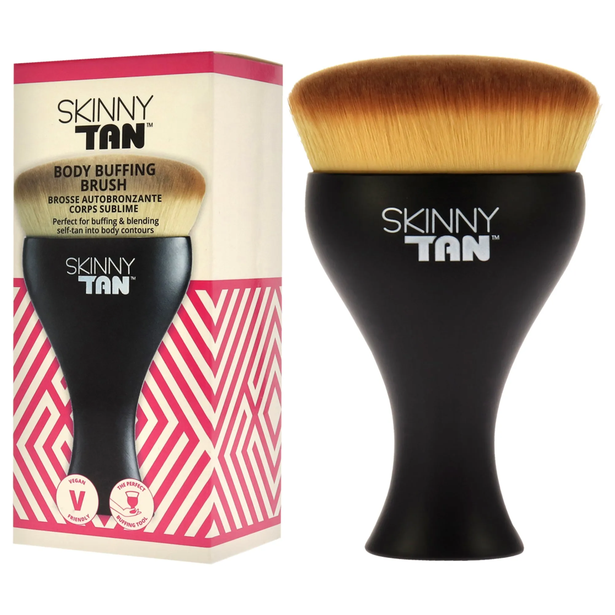 Body Buffing Brush by Skinny Tan for Women - 1 Pc Brush