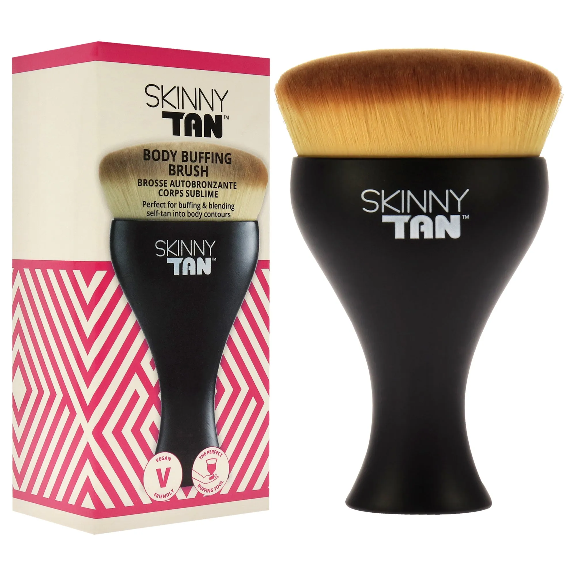 Body Buffing Brush by Skinny Tan for Women - 1 Pc Brush