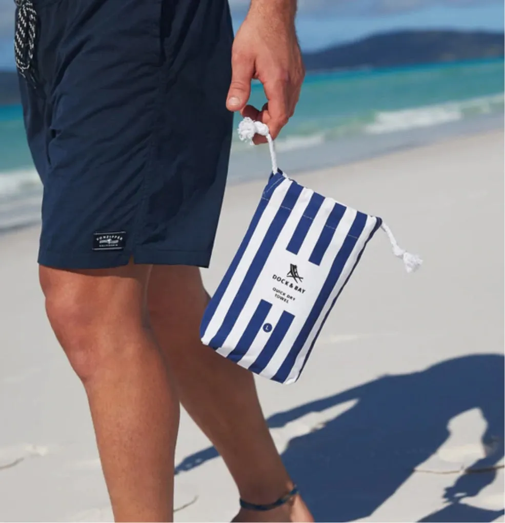 CABANA WHITSUNDAY BLUE QUICK DRY TOWEL
