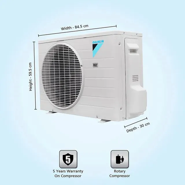 Daikin GTE60UV16U 1.8 Ton 1 Star Split AC (Fixed Speed, Copper Condenser, Without Installation Kit)