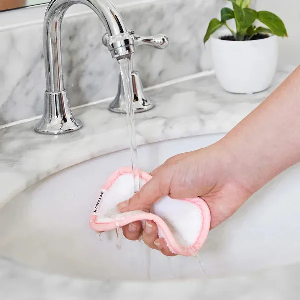 Dock & Bay Reusable Makeup Removers - Peppermint Pink