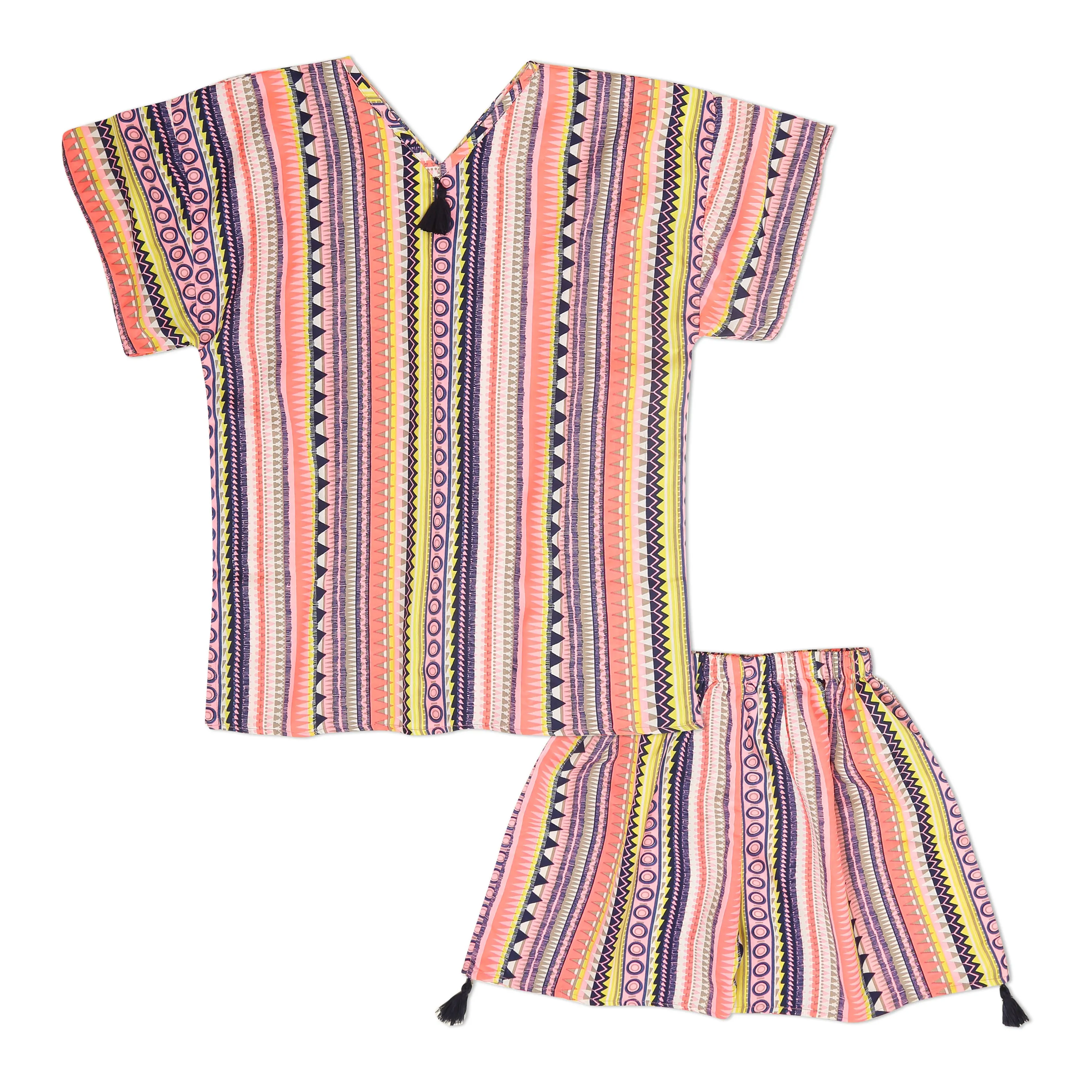 Korean Style Loose Fit Beachwear For Girls