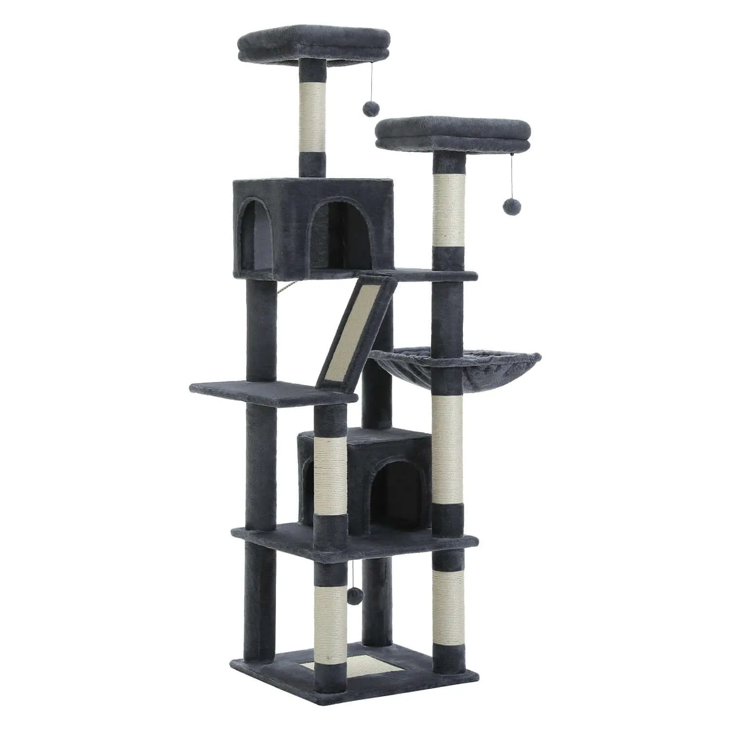 Large Cat Tree Tall Cat Tower for Indoor Cats Multi-Level