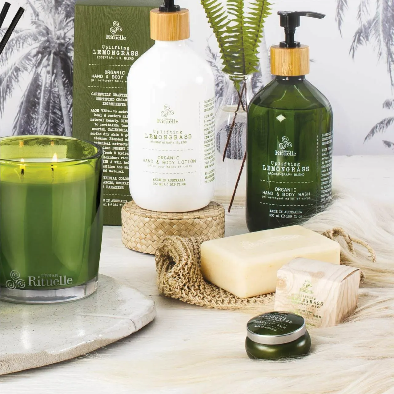 Lemongrass, Lemon Myrtle, Grapefruit & Eucalyptus Organic Hand & Body Lotion