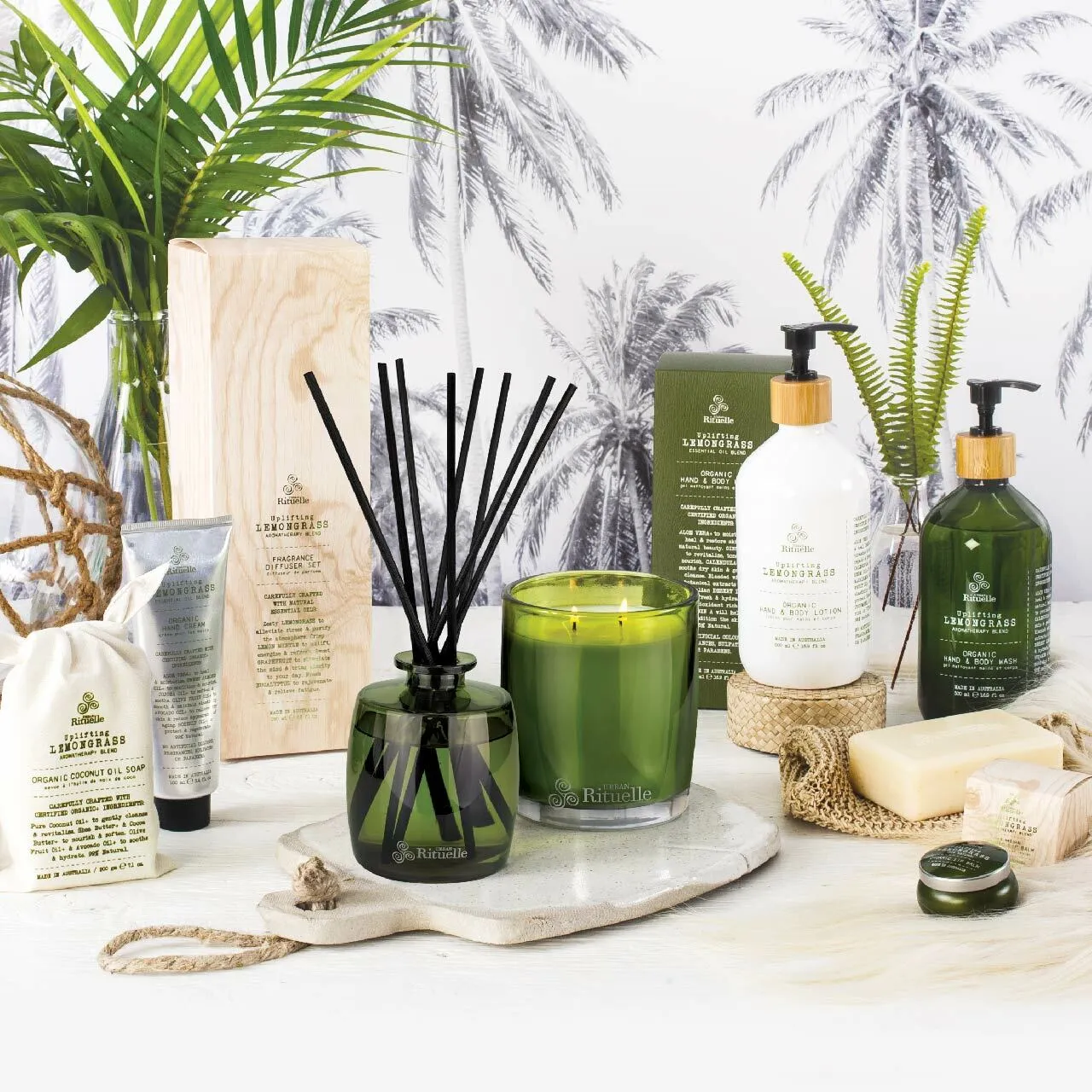 Lemongrass, Lemon Myrtle, Grapefruit & Eucalyptus Organic Hand & Body Lotion