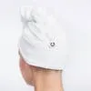 Microfiber Hair Towel - White Q