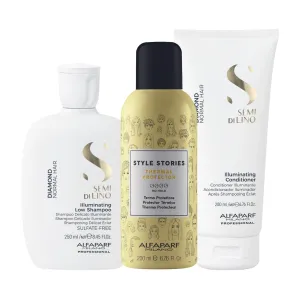 Millies Exclusive Alfaparf Semi Di Lino Diamond Duo with Complimentary Thermal Protect.