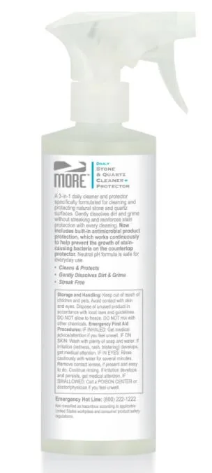 MORE™ Stone & Quartz Cleaner - w-Antimicrobial Protection