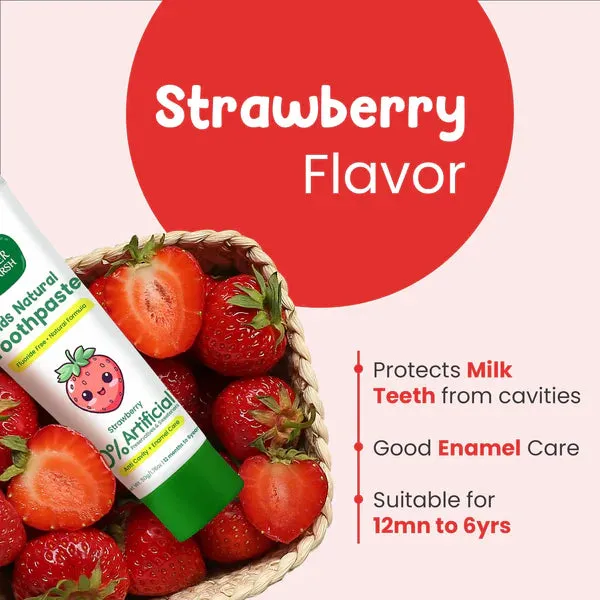Mother Sparsh Kids Natural Toothpaste in Straw Berry flavour - 50gms