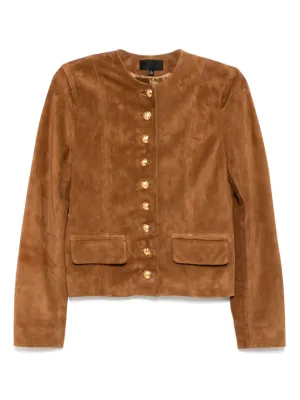 Nanon Suede Jacket in Martora