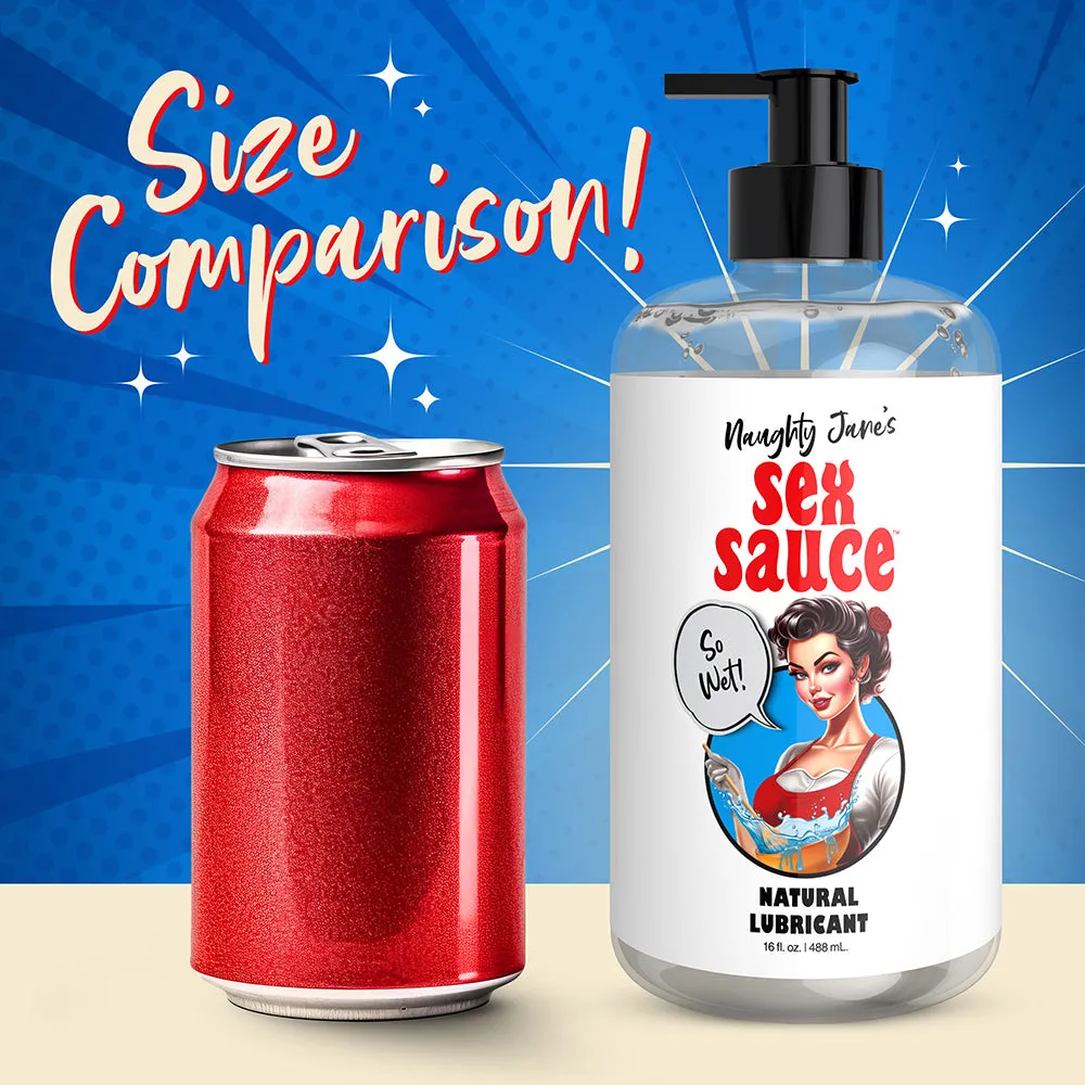 Naughty Jane's Sex Sauce Natural Lubricant 16 oz.