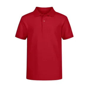 Nautica Boy's Comfortable & Soft Pique Fabric Short Sleeve Polo Shirt