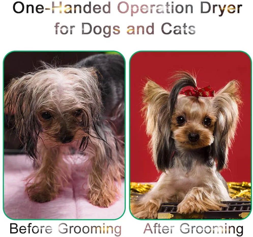 New in box! 2-IN-1 Home Pet Grooming Hair Dryer, Adjustable Temperature Settings for Dogs & Cats!