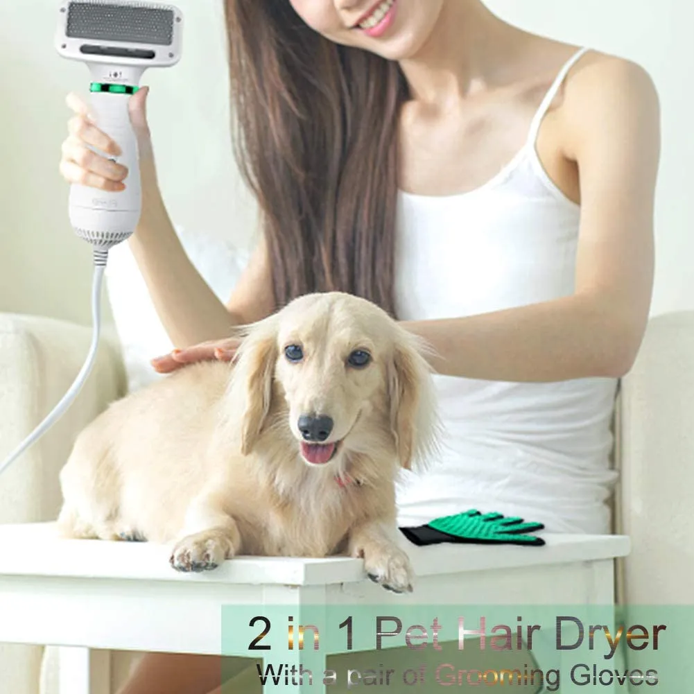 New in box! 2-IN-1 Home Pet Grooming Hair Dryer, Adjustable Temperature Settings for Dogs & Cats!