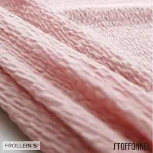 Organic Crinkle - Gauze - Rose