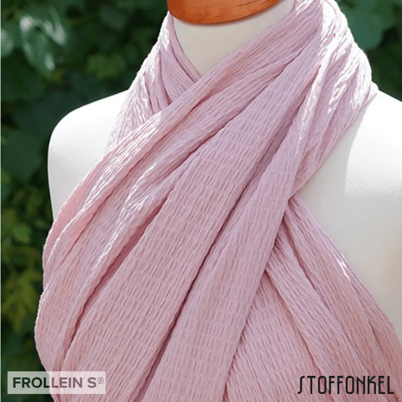 Organic Crinkle - Gauze - Rose