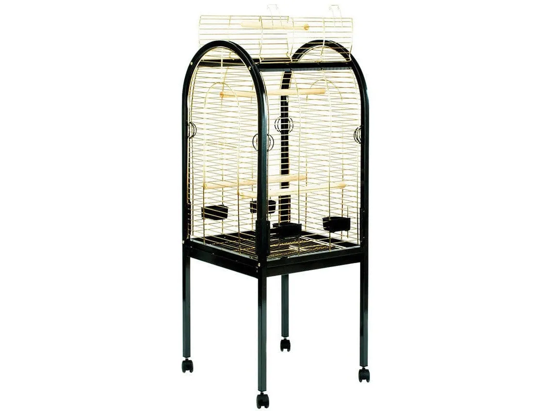Parrot Cage Junior 55X55X130 cm Black