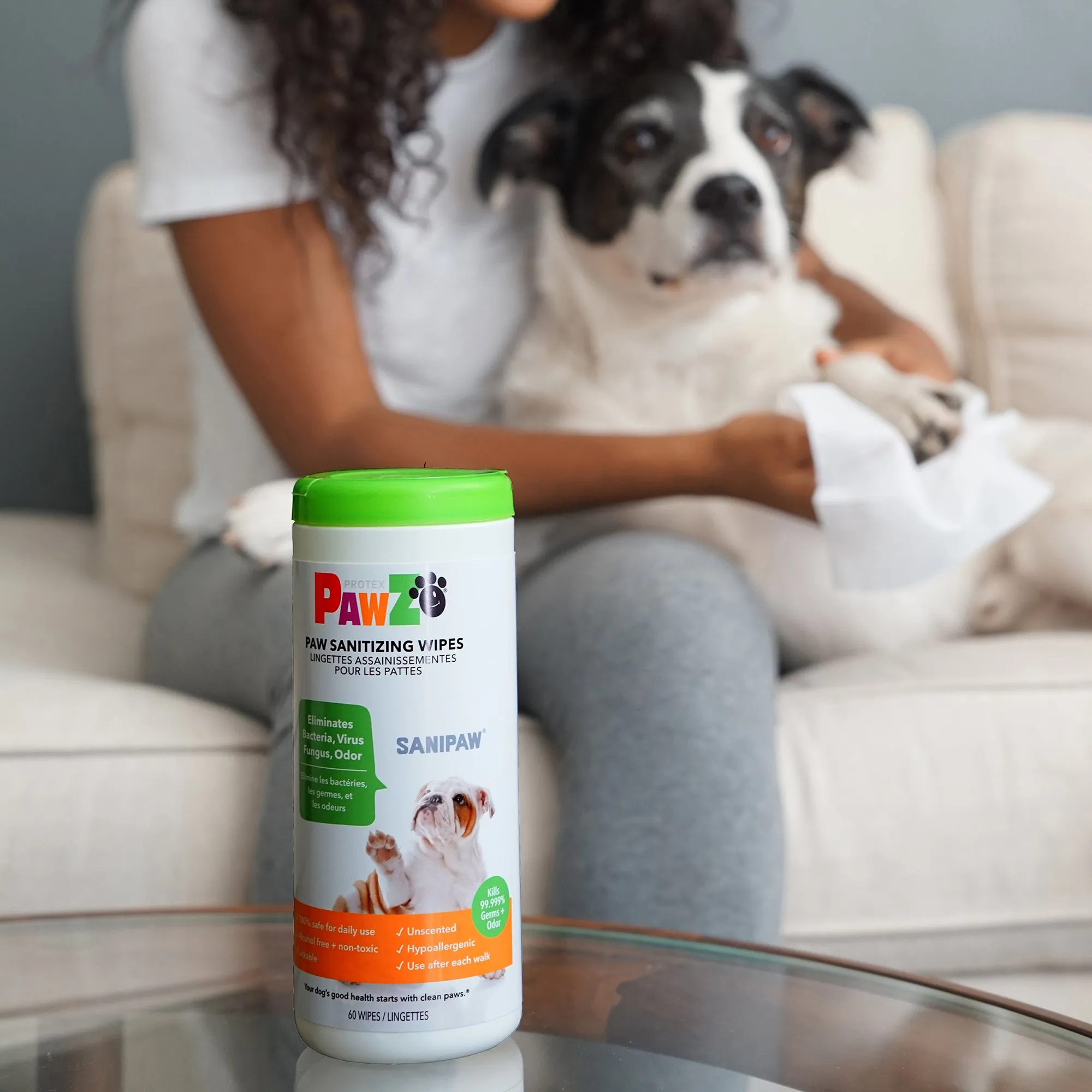 PawZ Sanipaw Daily Paw Spray and Wipes
