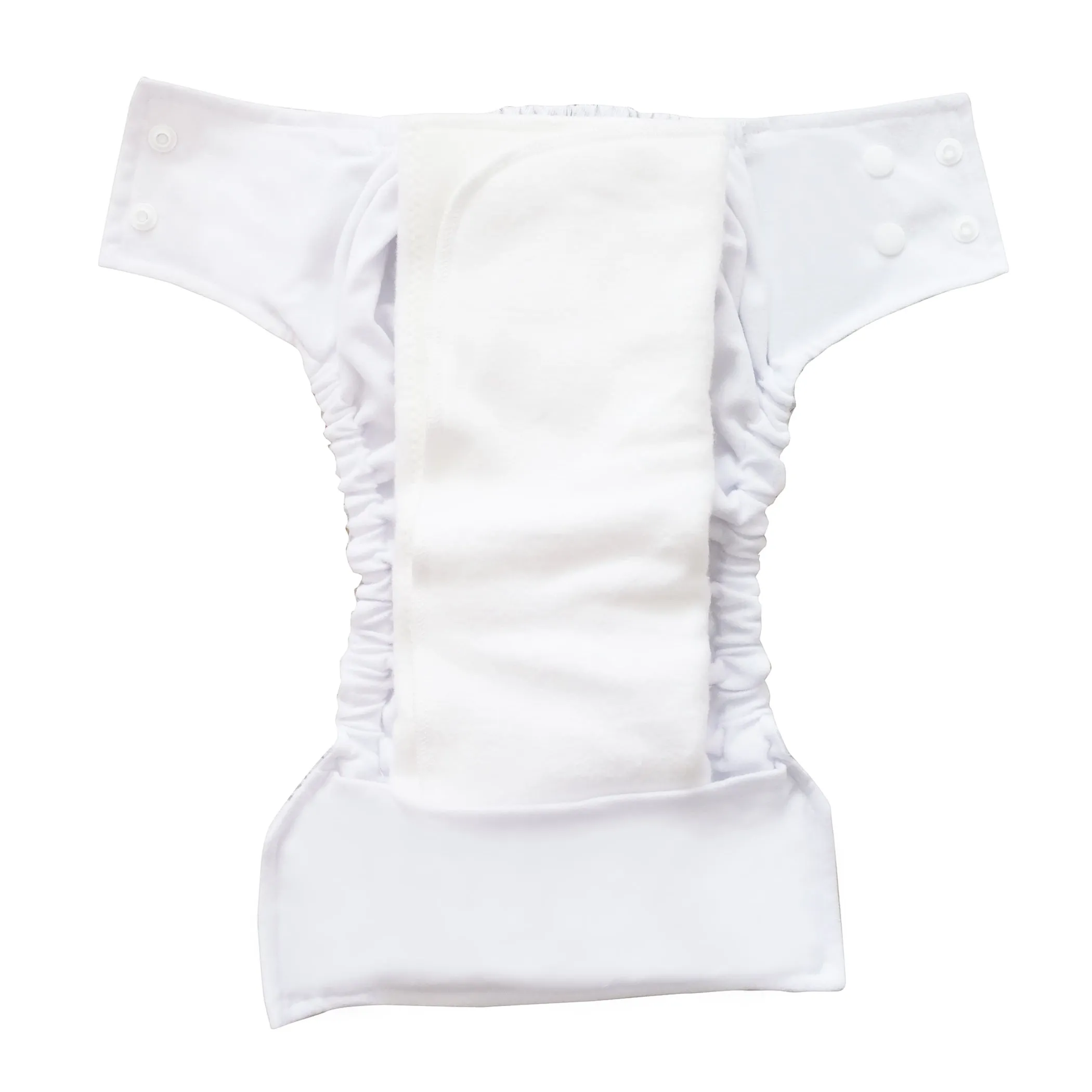 PLUM Reusable Cloth Nappy & Bamboo Liner - Grey Pebble