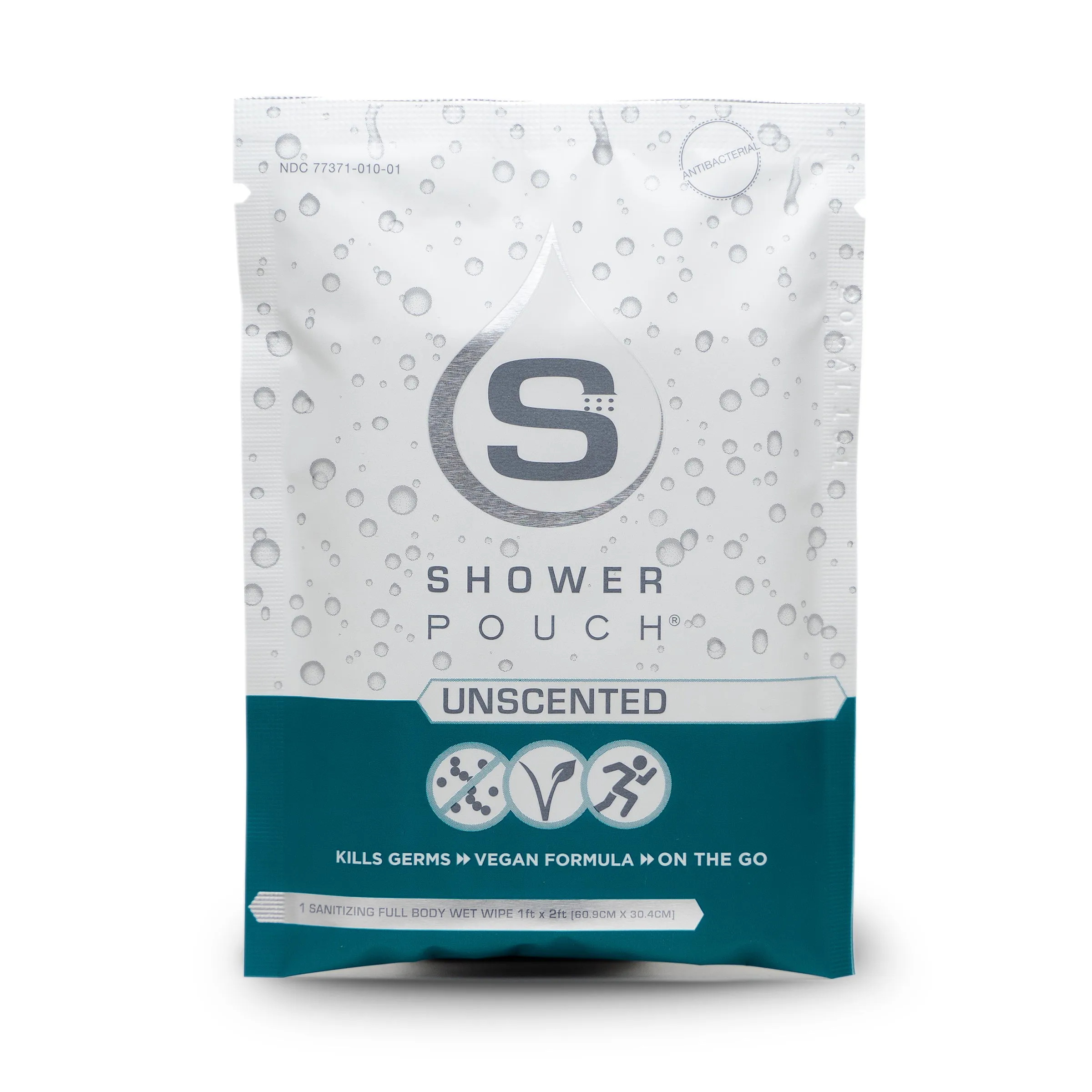 Shower Pouch Sanitizing Wipes (5-Pack)