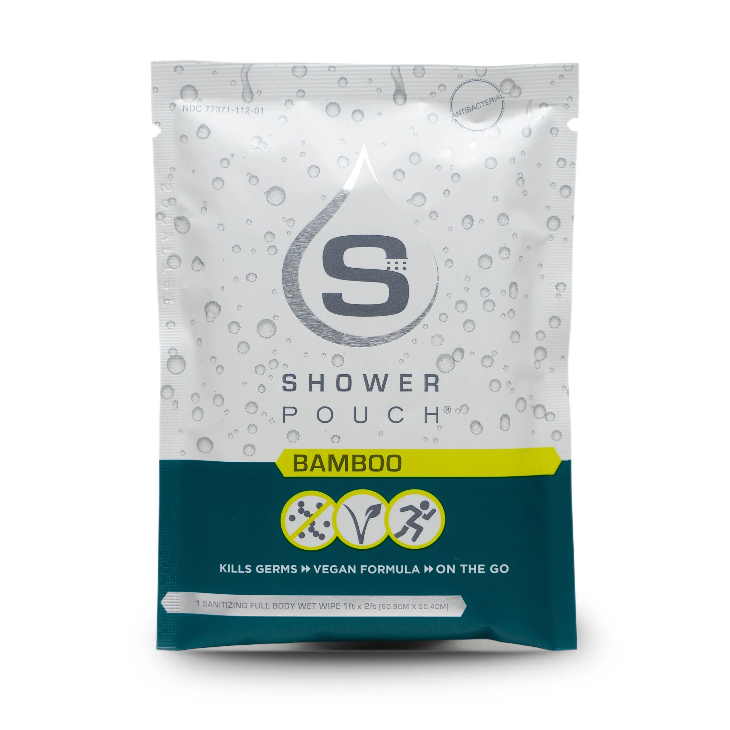 Shower Pouch Sanitizing Wipes (5-Pack)