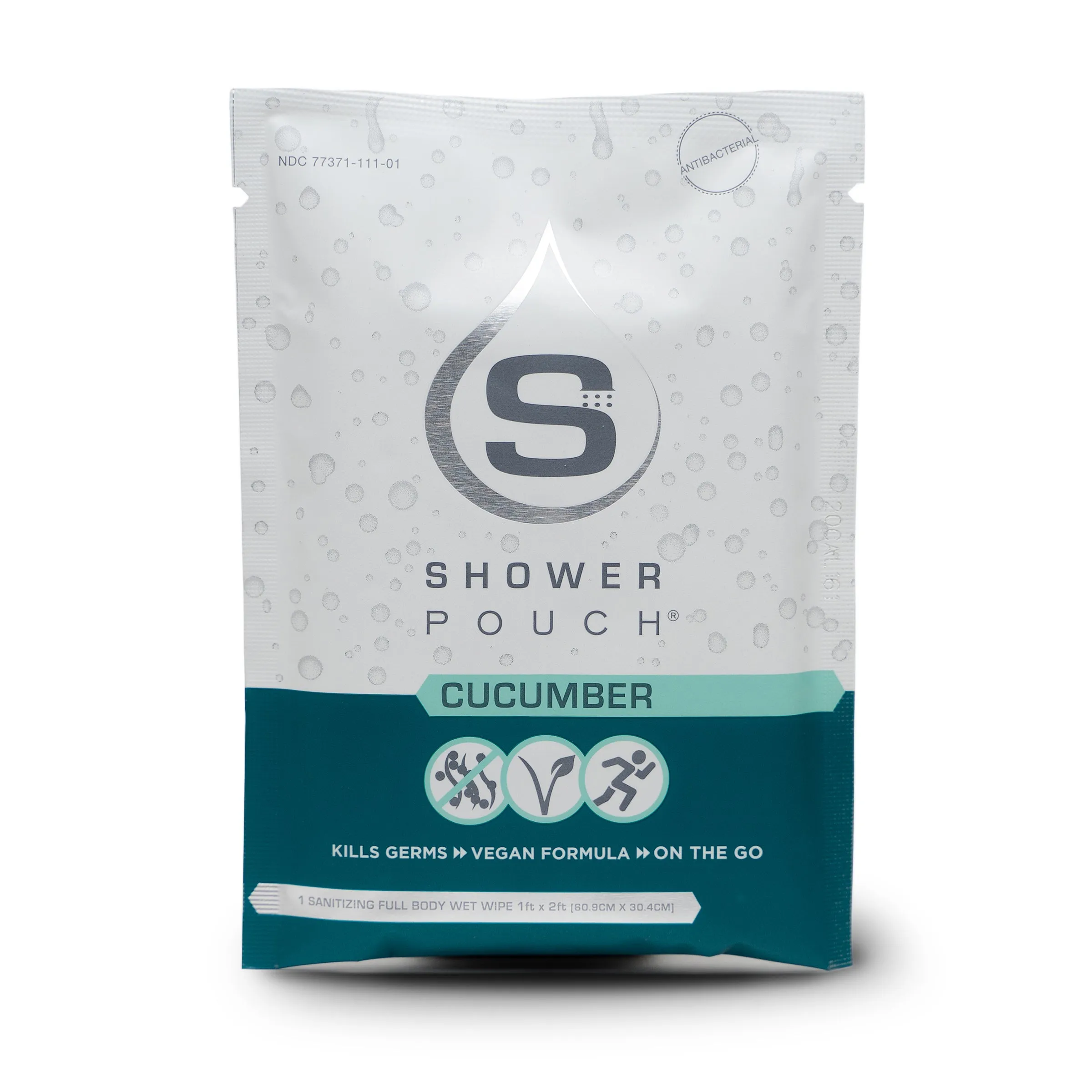 Shower Pouch Sanitizing Wipes (5-Pack)