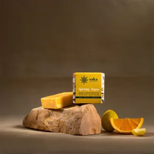 Spring Aqua | Handmade Orange & Lemon Shampoo Bar (120gm)