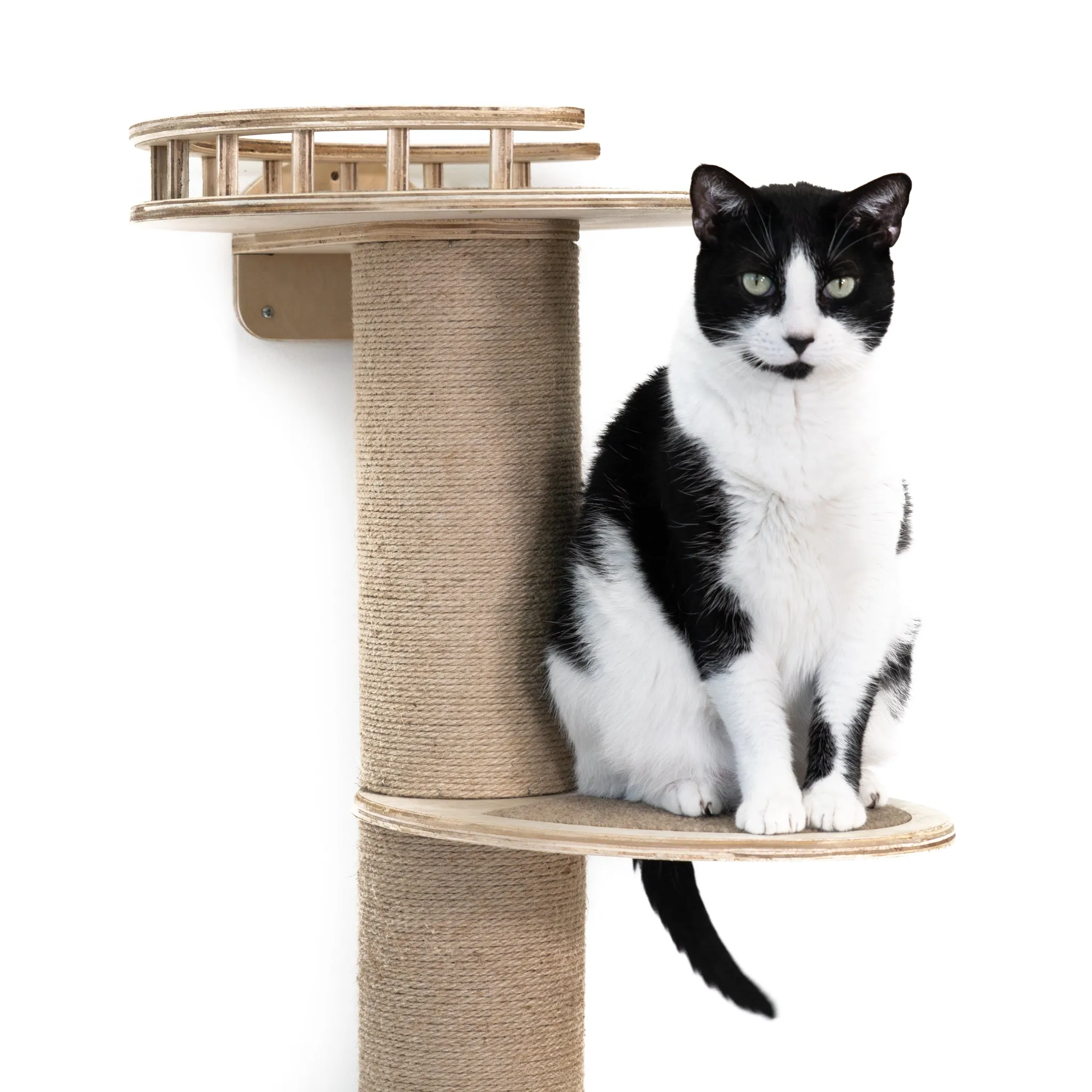 Three-Level Wall Mounted Activity Cat Tree - NEW!!!
