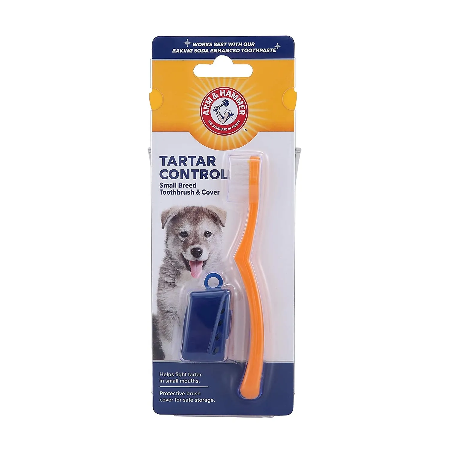 Toothbrush & Cover for Small Dogs
