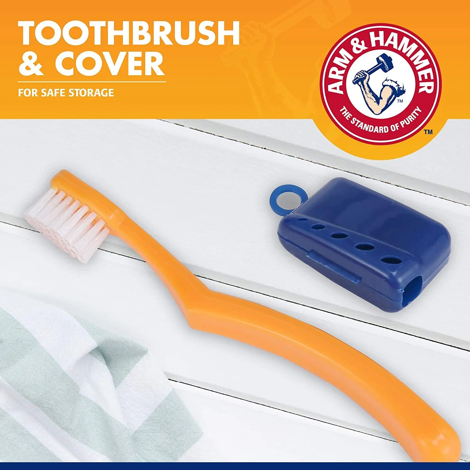 Toothbrush & Cover for Small Dogs