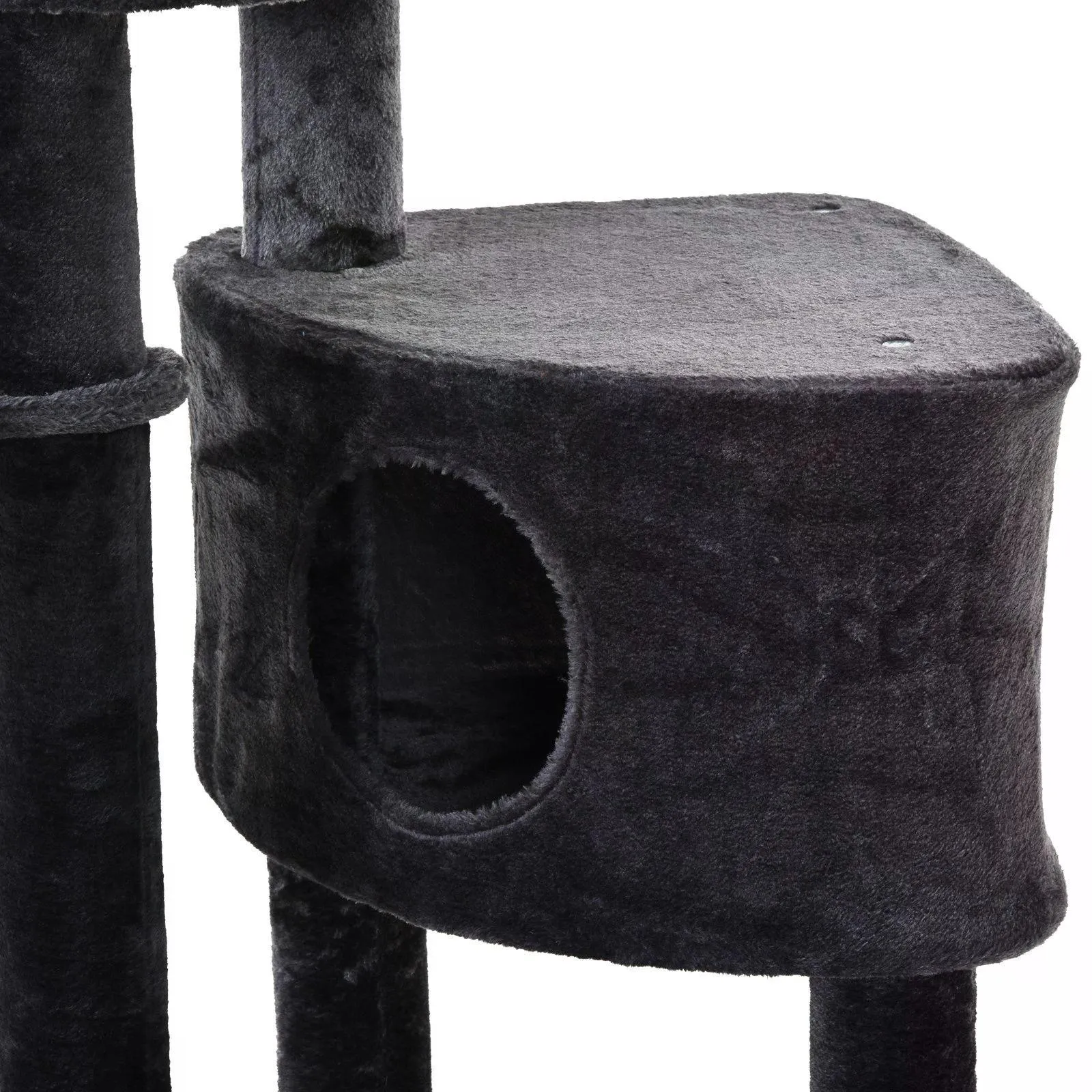 Vertical Cat Tree Condo Tower Grey