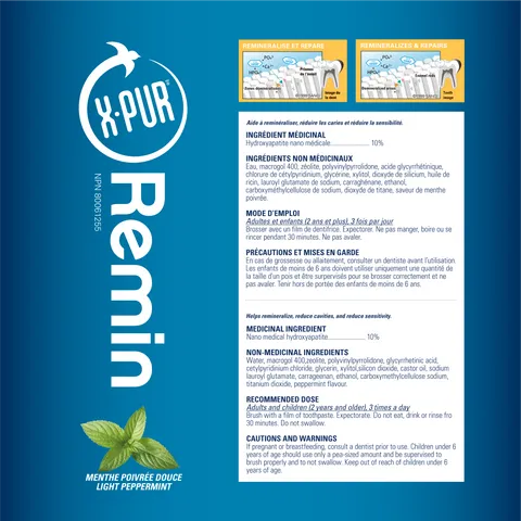 X-Pur Remin Remineralizing Toothpaste 70g
